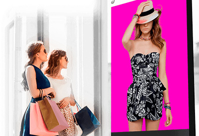 Pantallas LED electr�nicas para escaparates