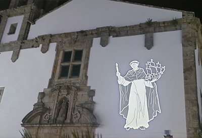 holograma personalizado mediante gobo