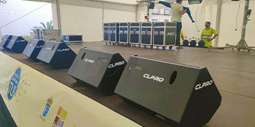 Monitores para grupos musicales